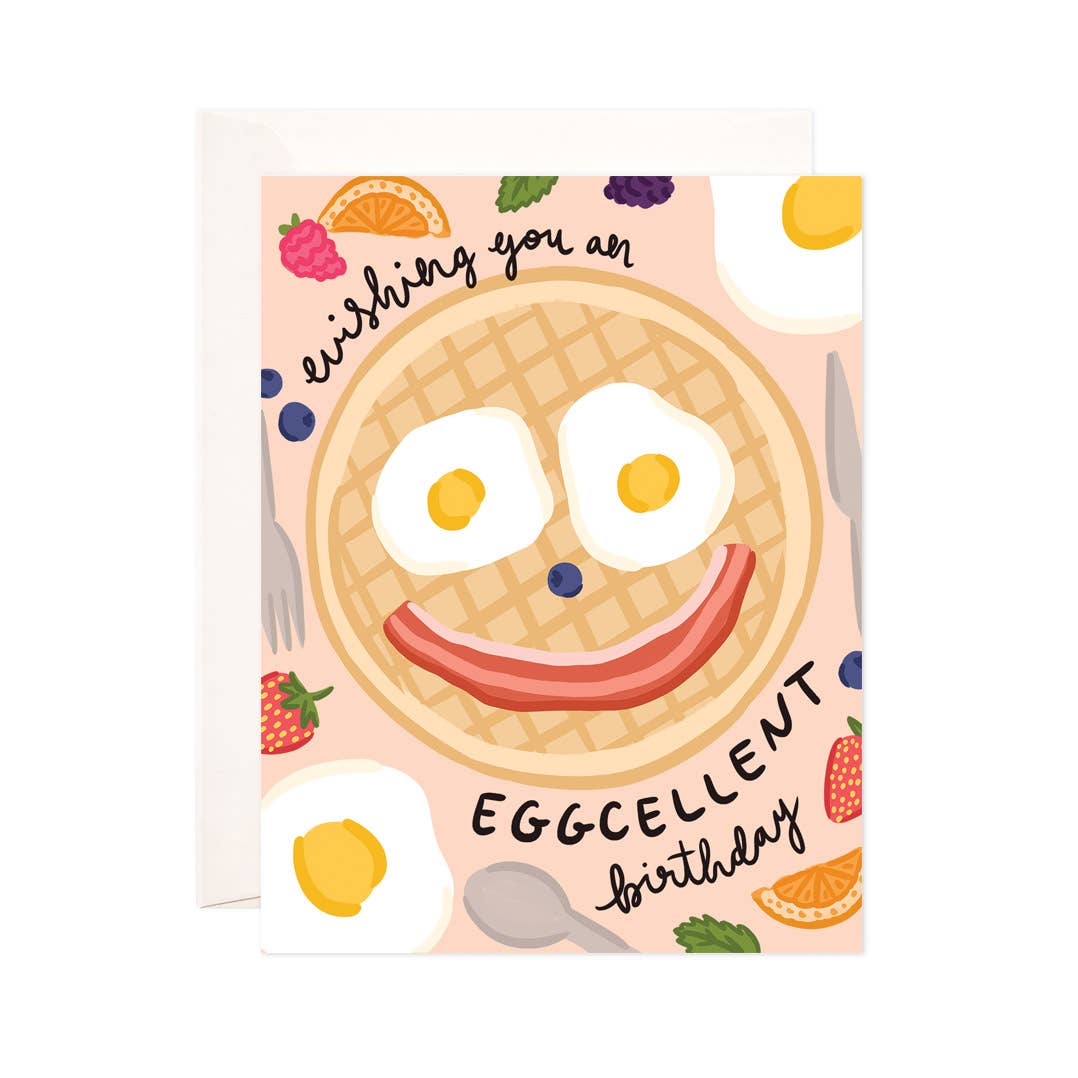 Eggcellent Birthday Card