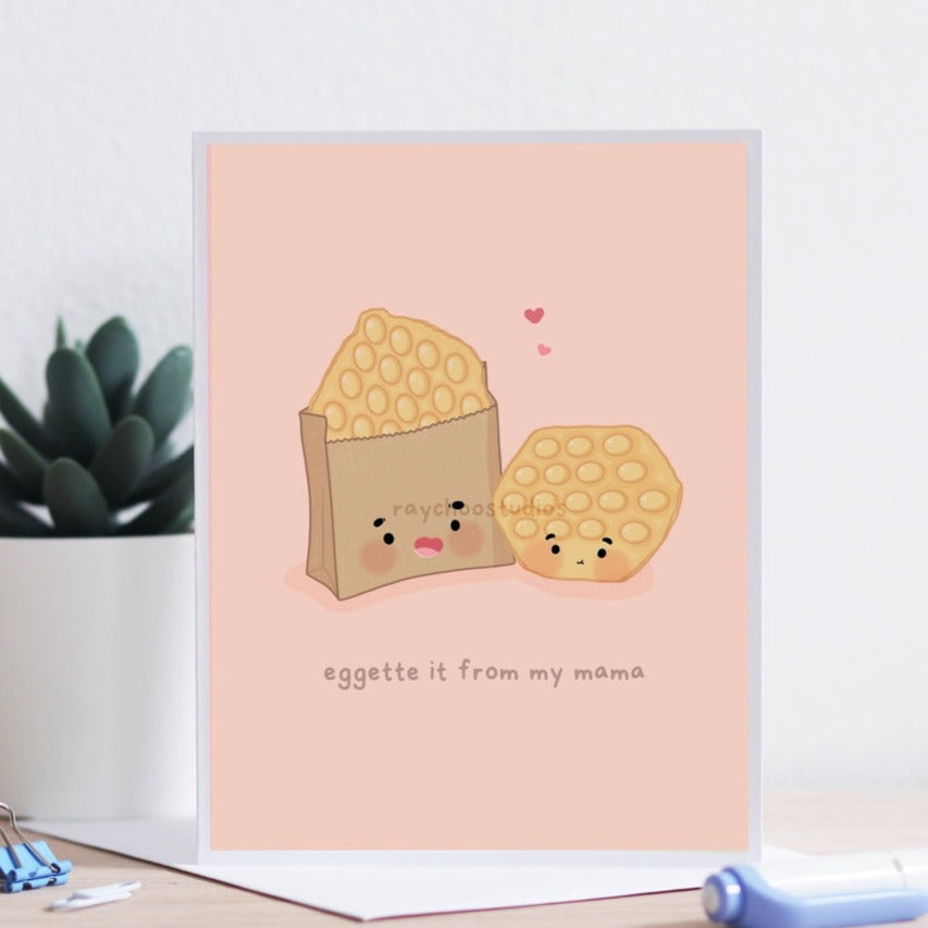 Eggette It From My Mama Card