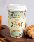Fall Puppies To-Go Cups