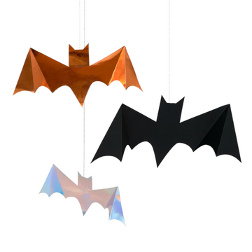 Foil Halloween Hanging Bats