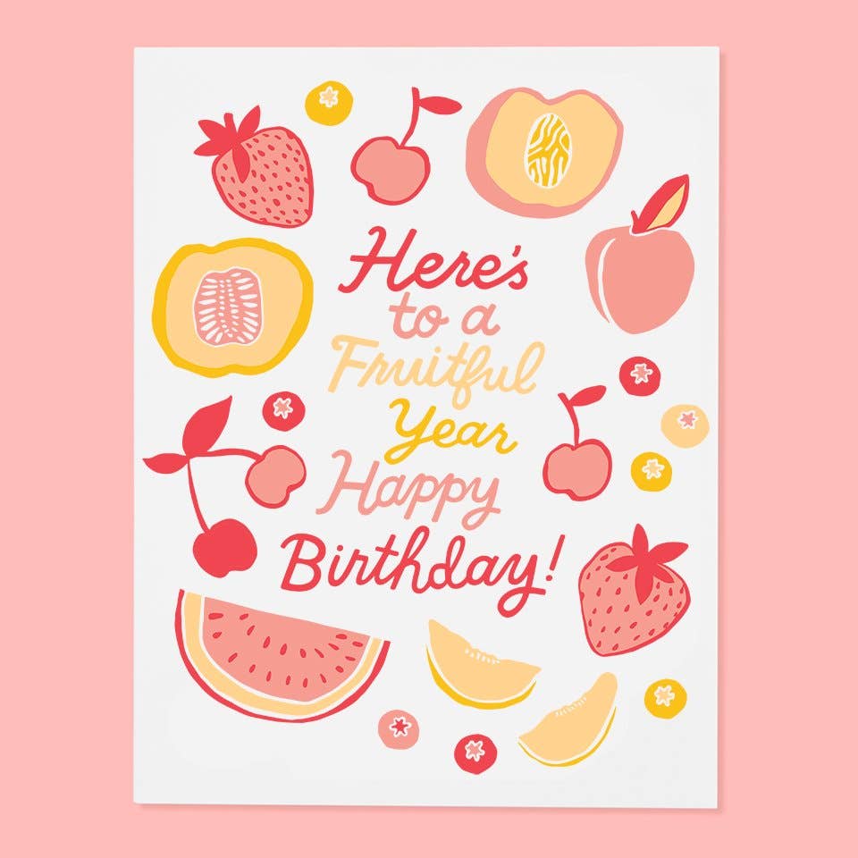 Fruitful Year Birthday Card