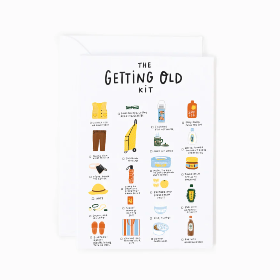 Getting Old Kit Birthday Card