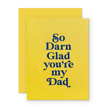 Glad Dad Father's Day Card