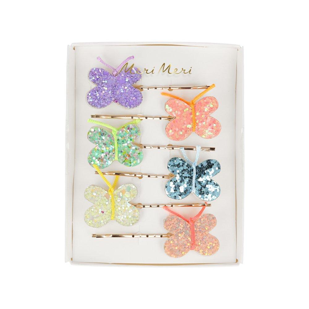 Glitter Butterfly Hair Clip