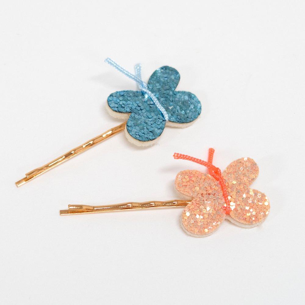 Glitter Butterfly Hair Clip