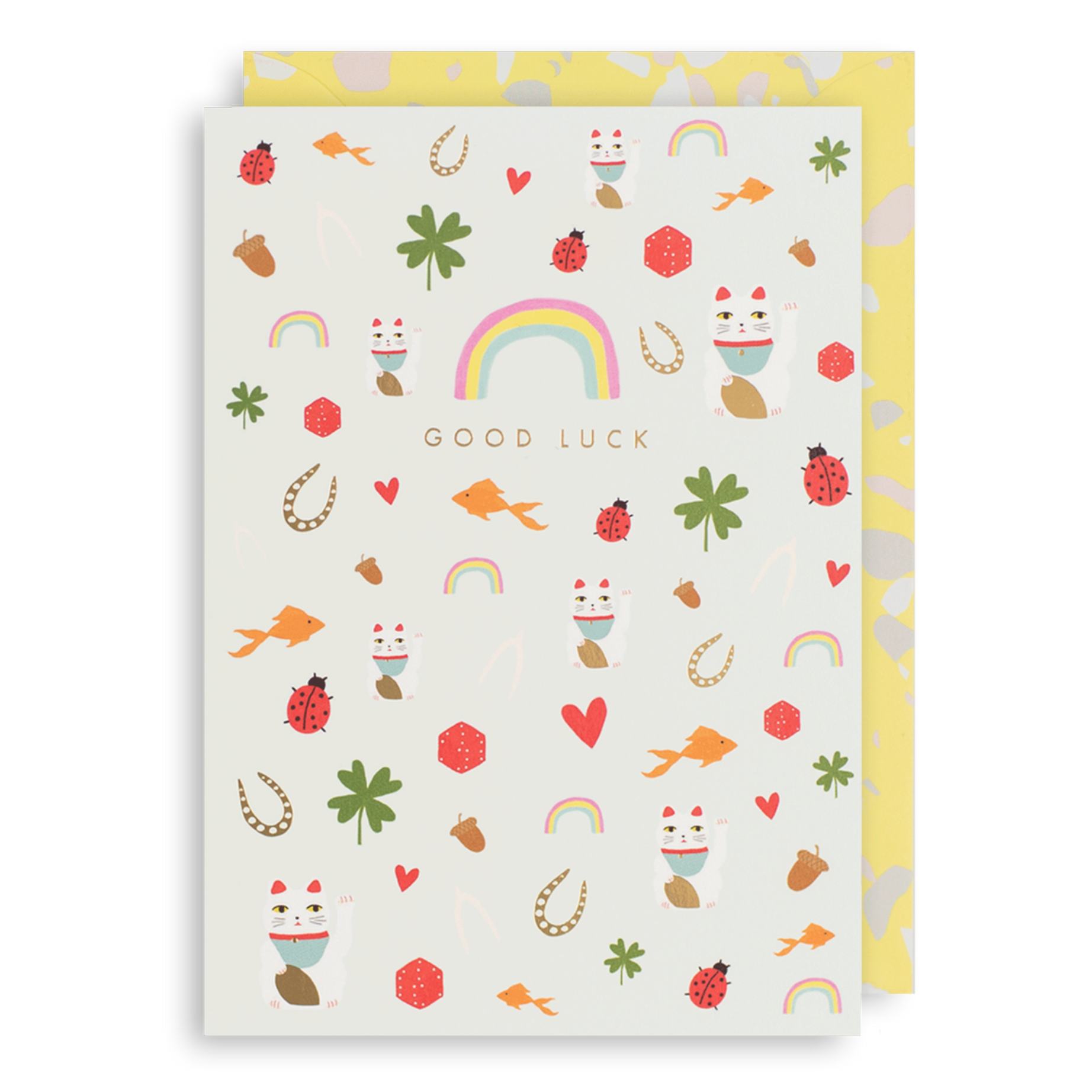 Good Luck Symbols Card