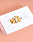 Guinea Pig Bubble Tea Enamel Pin