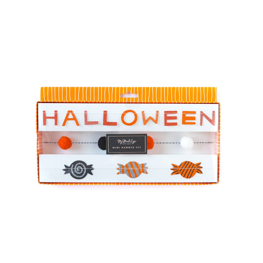 Happy Halloween Mini Banner Set