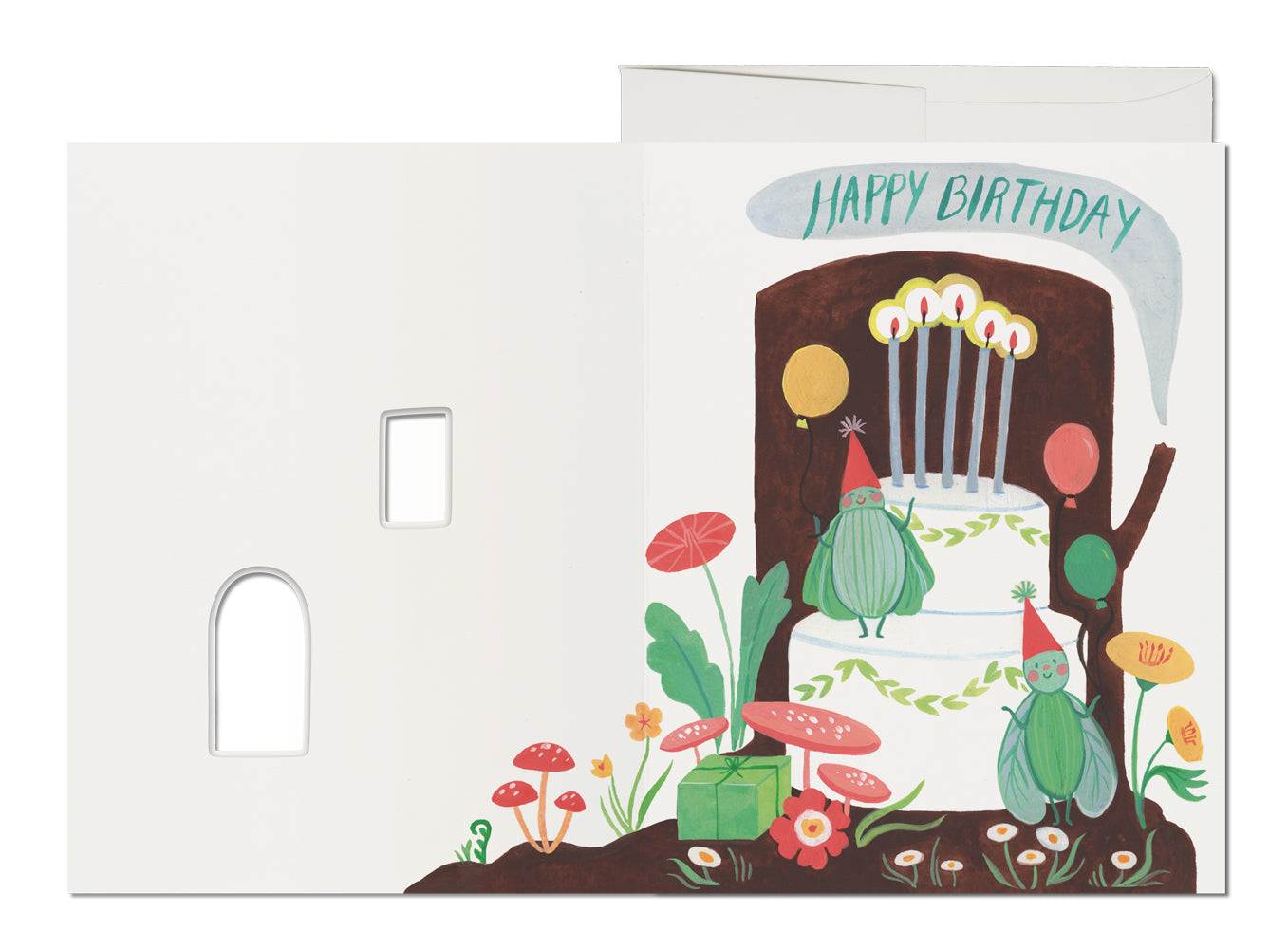 Happy Birthday Log Card