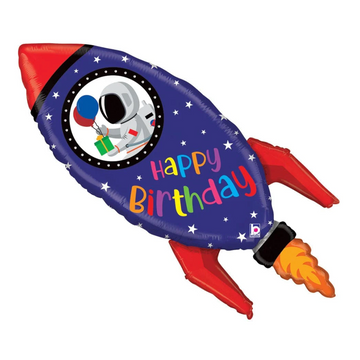 Rocket Birthday Balloon