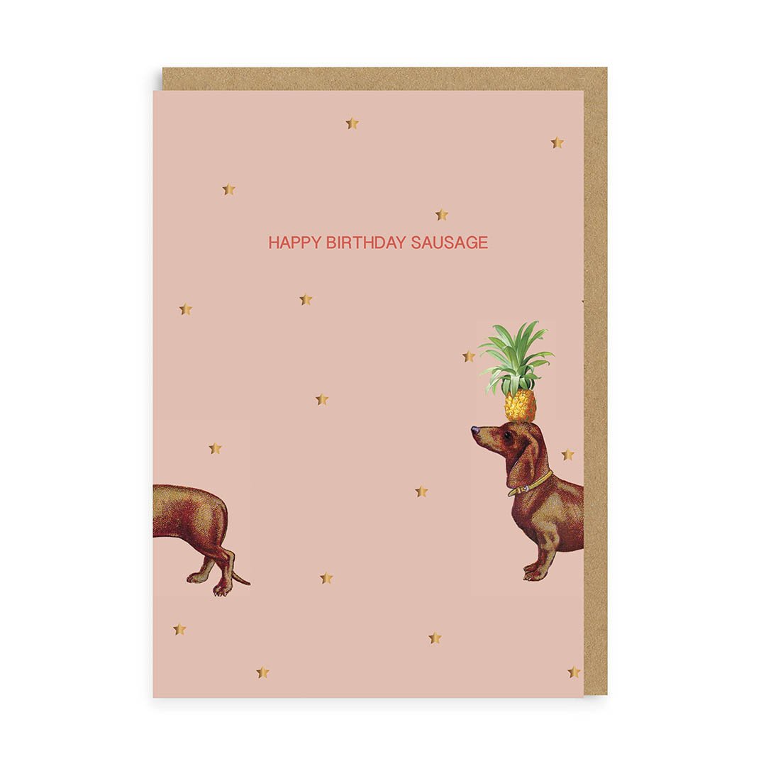 Happy Birthday Sausage Card