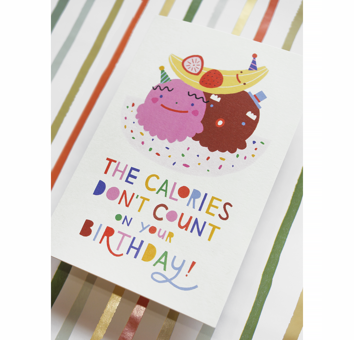 Happy Ice Cream Greeting Card