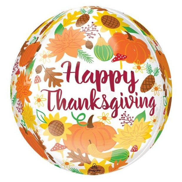 Happy Thanksgiving Harvest Orb