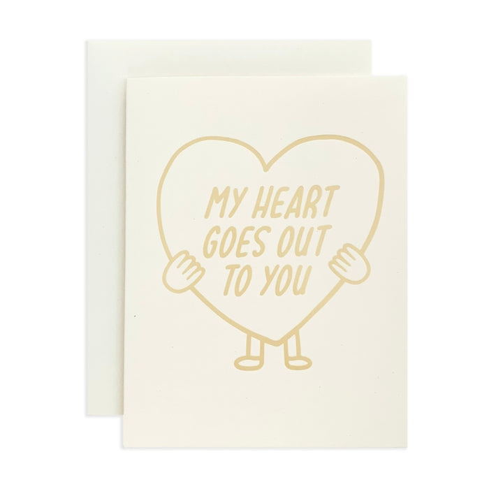 Heart Goes Out Card