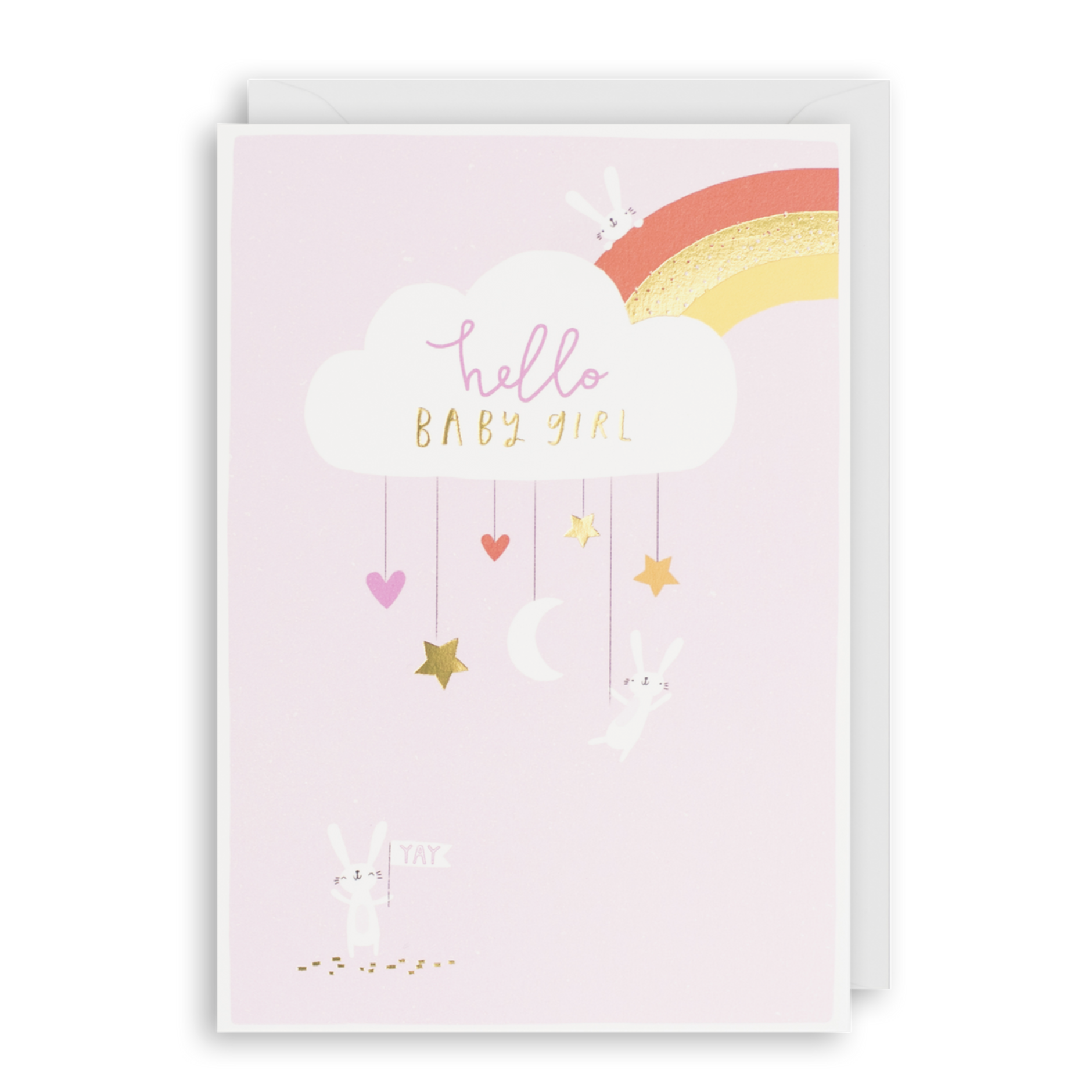 Hello Baby Girl Card