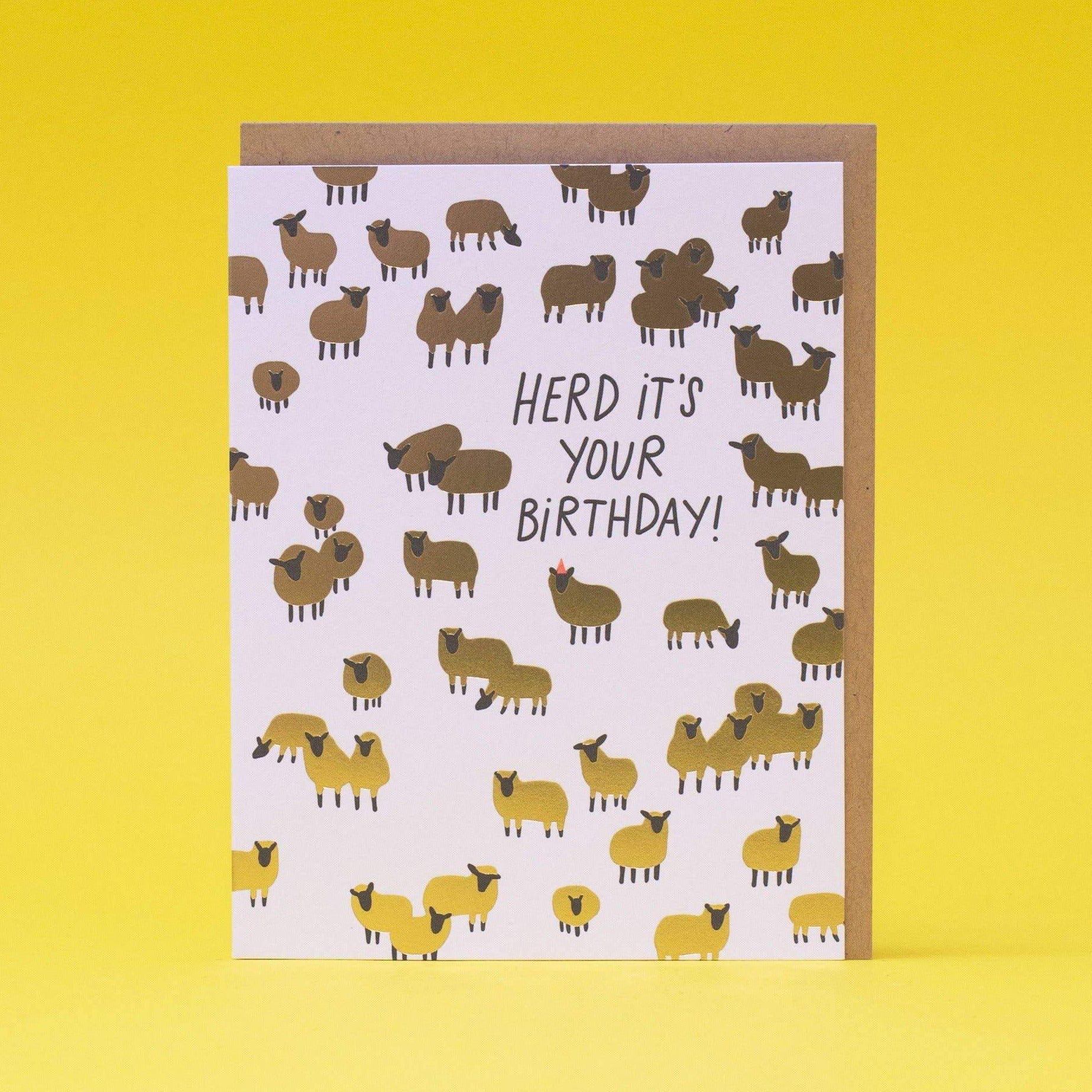 Herd It's Your Birthday Card