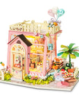 Holiday Party Time DIY Miniature Dollhouse Kit