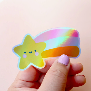 Holographic Shooting Star Sticker