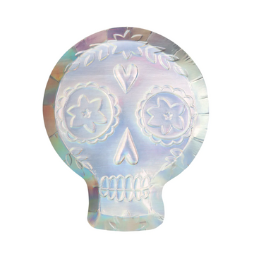 Holographic Sugar Skull Plates