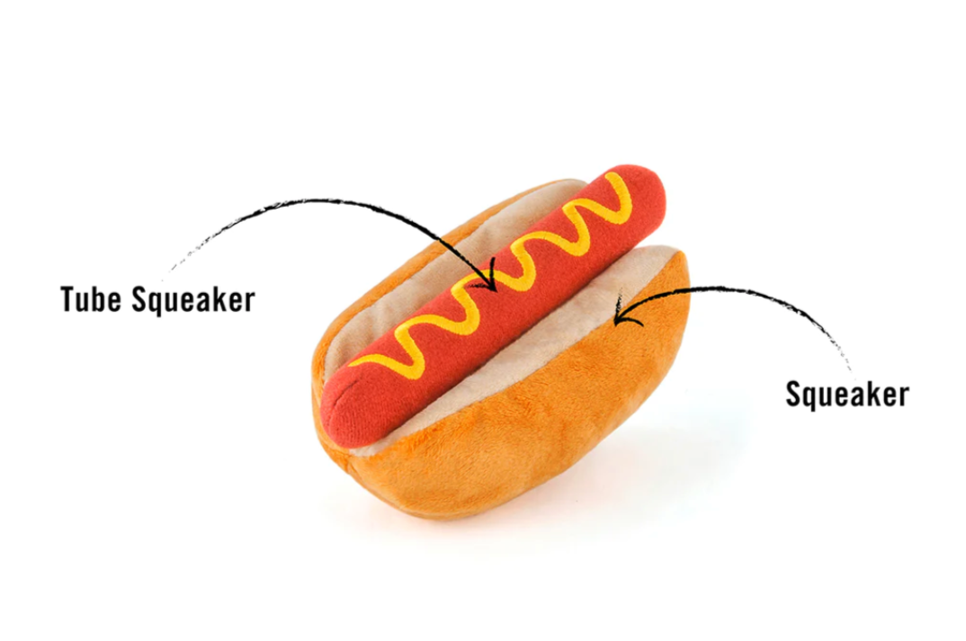 Hot Dog Dog Toy