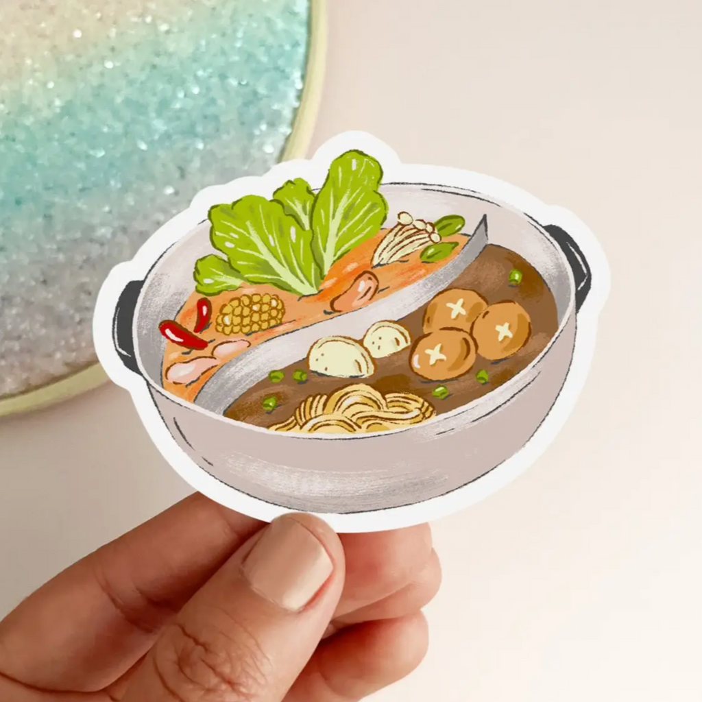 Hot Pot Vinyl Sticker | Oh Shiny! Balloons & Party, Pasadena