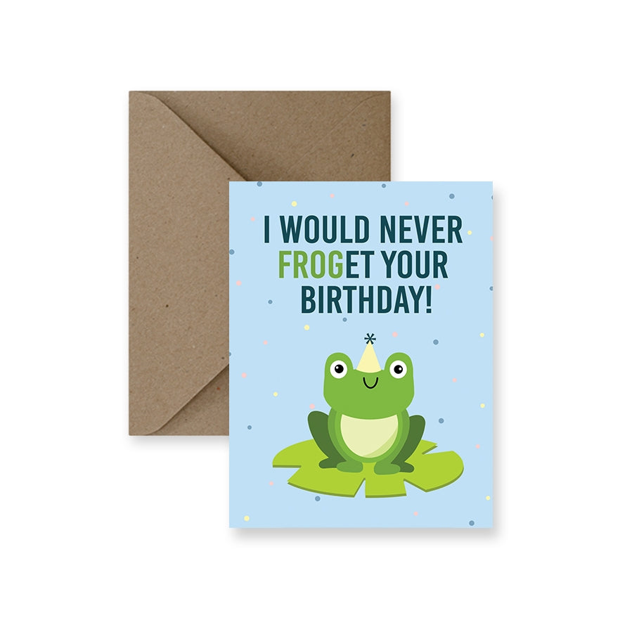 I Would Never Froget Your Birthday Card