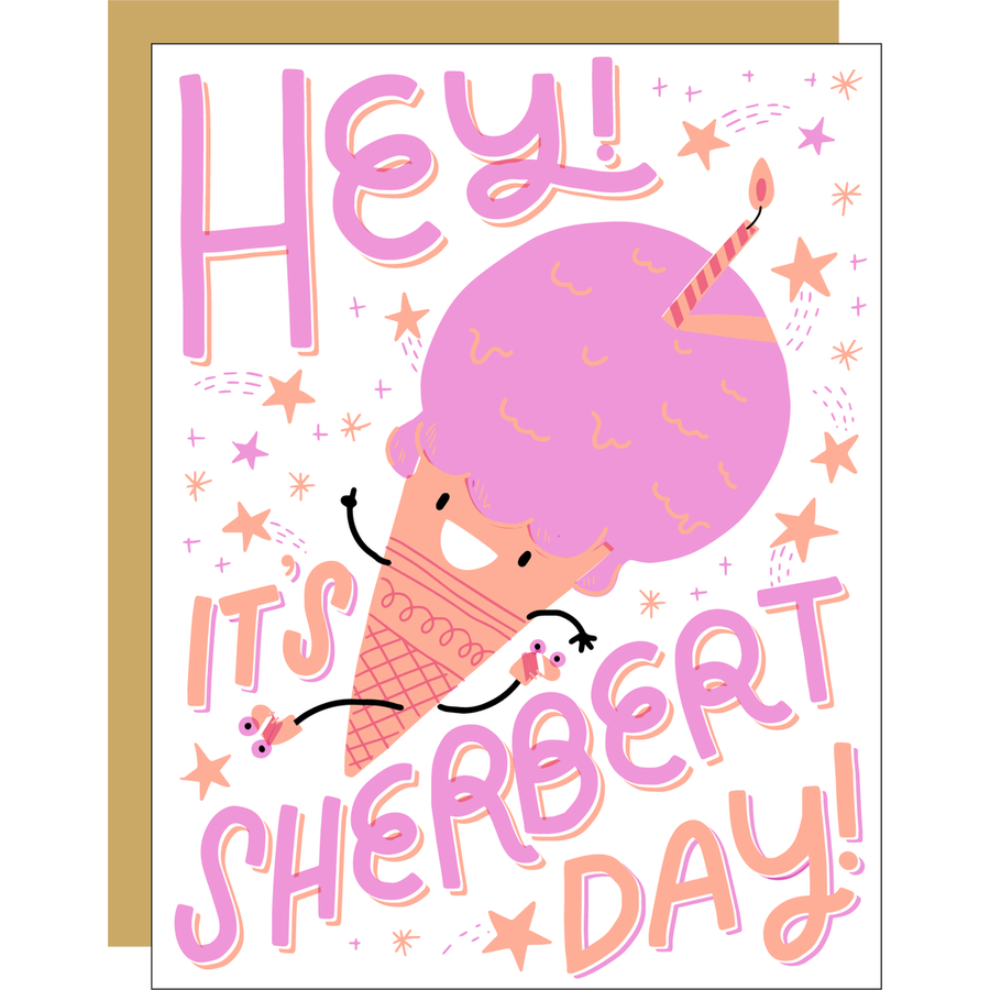 It's Sherbert Day Card
