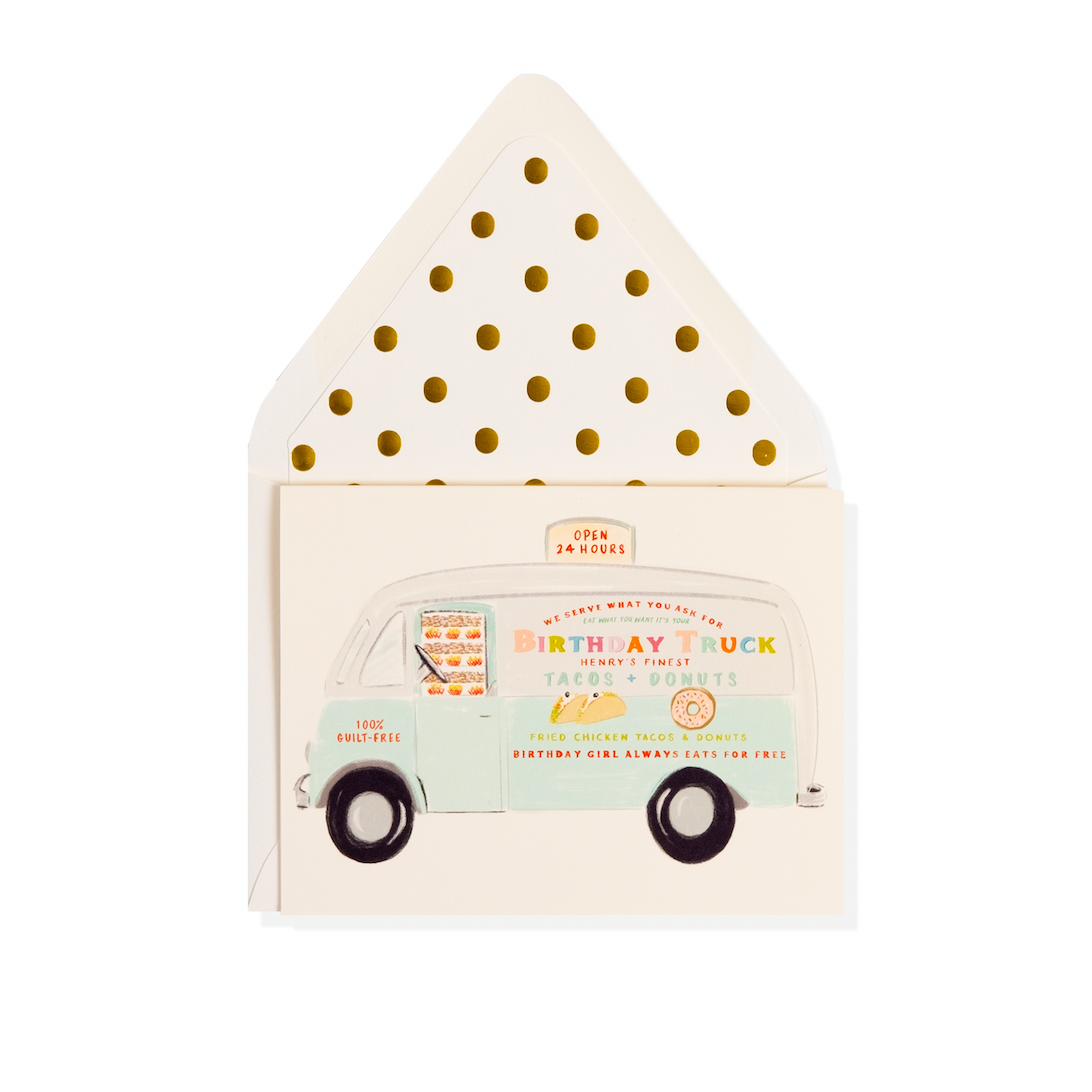 It's Your Birthday Truck Card