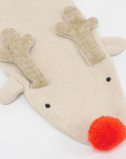 Knitted Reindeer Scarf