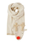 Knitted Reindeer Scarf