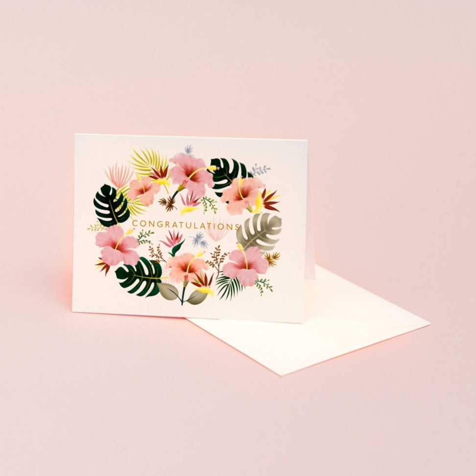 Lei Congratulations Card