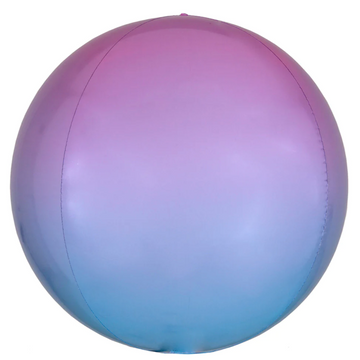 Light Ombre Purple-Blue Orb Balloon