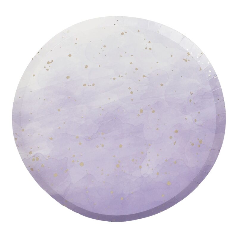 Lilac Ombre Plates