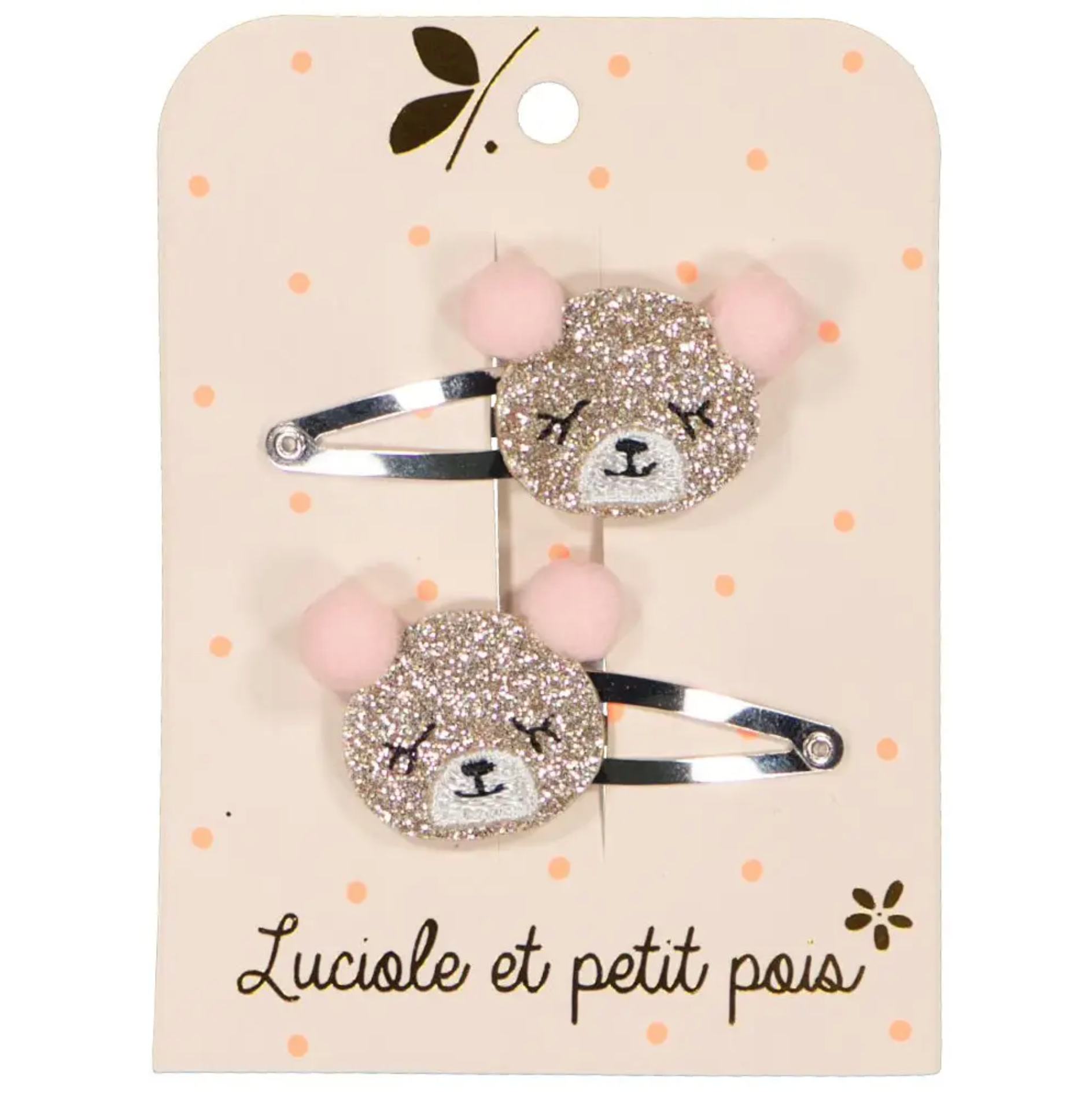 Lioness Glitter Hair Clips