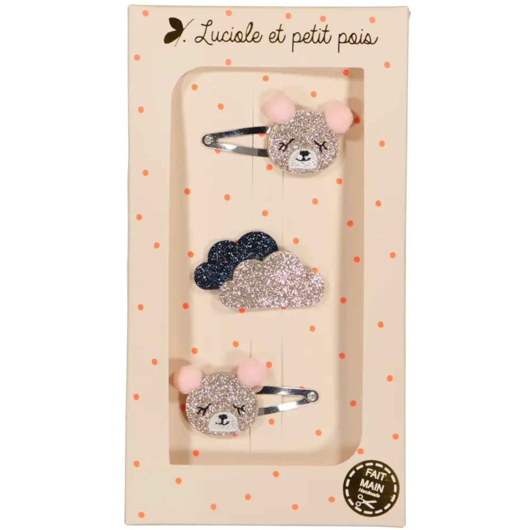 Lioness &amp; Clouds Hair Clips Set
