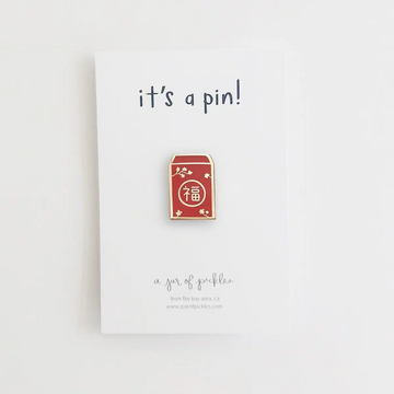 Lunar New Year Red Envelope Enamel Pin