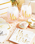 Mr. and Mrs Wine Glass Set