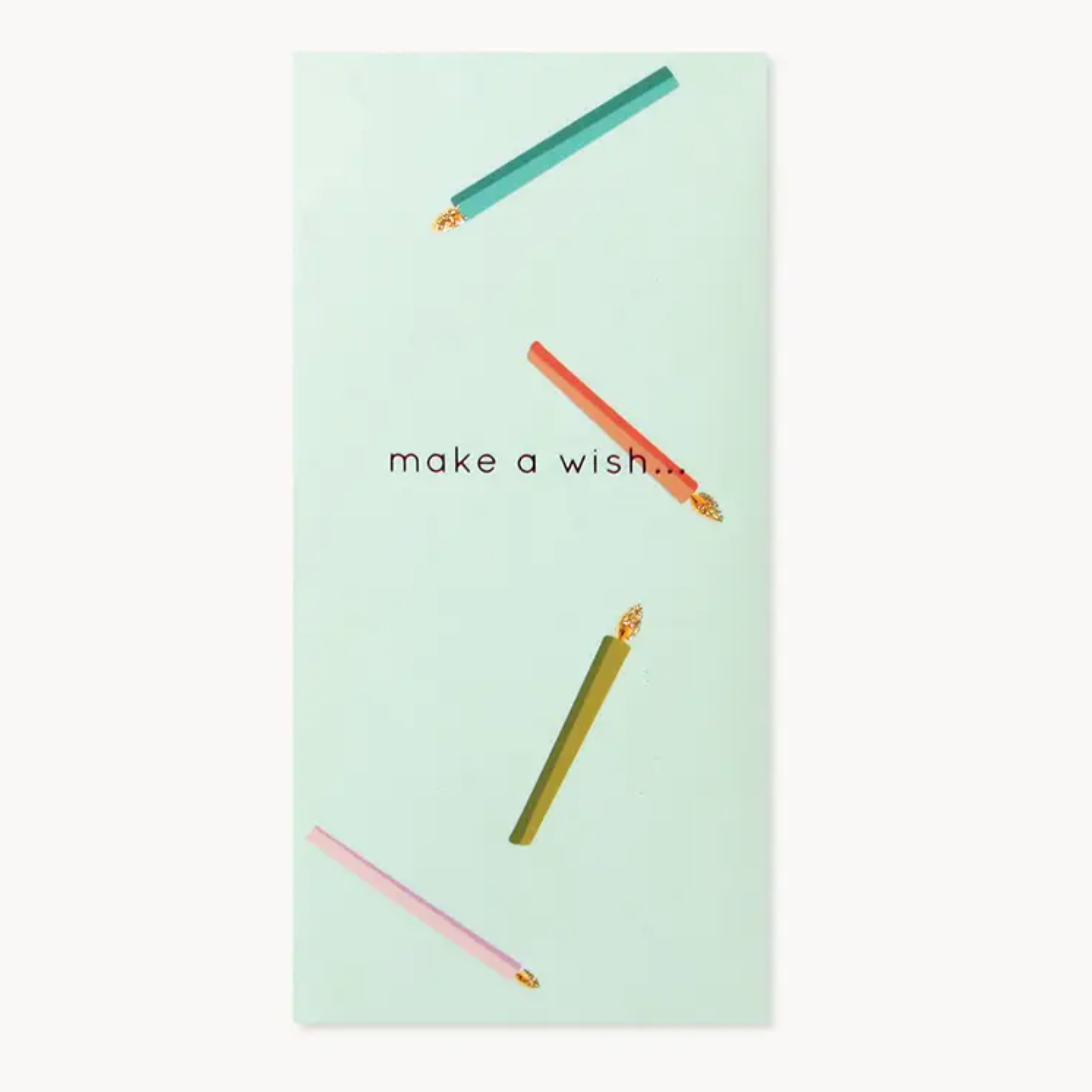 Make a Wish Candles Card