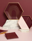 Maroon Arch Large Paper Plates
