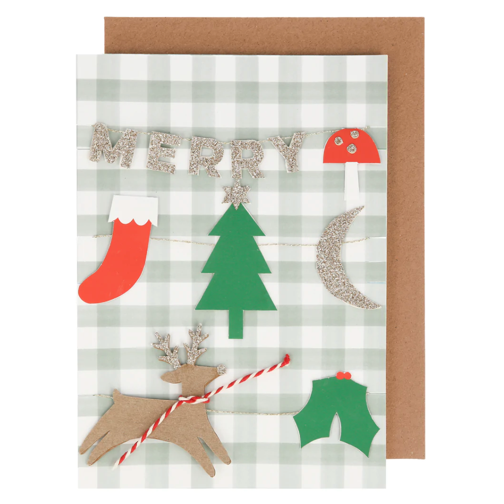 Merry Christmas Garland Card