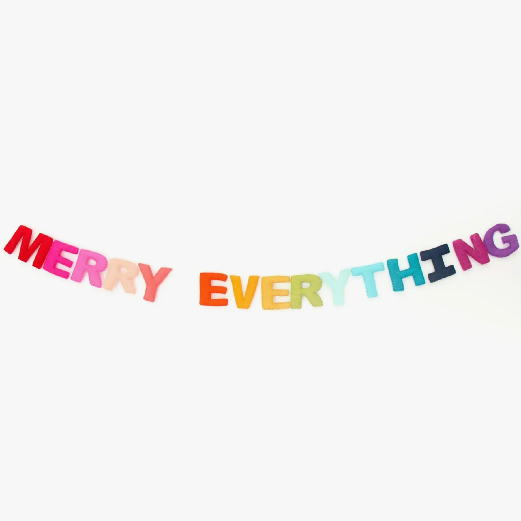 Merry Everything Felt Garland
