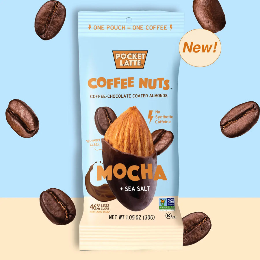 Mocha + Sea Salt Coffee Nuts Pouches