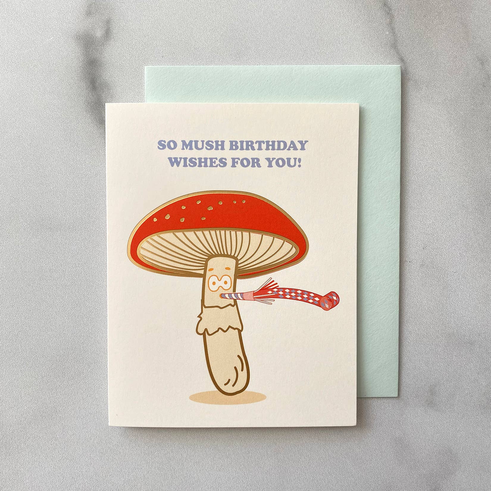Mushroom Birthday Card