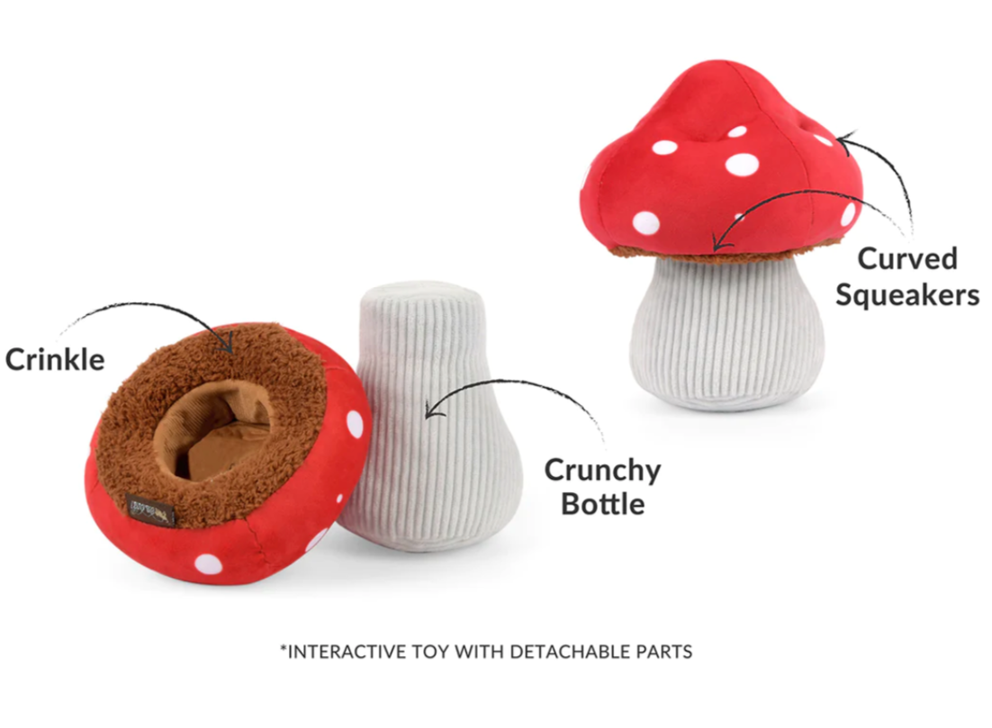 Mutt Mushroom Dog Toy