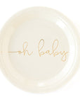 oh baby paper plate