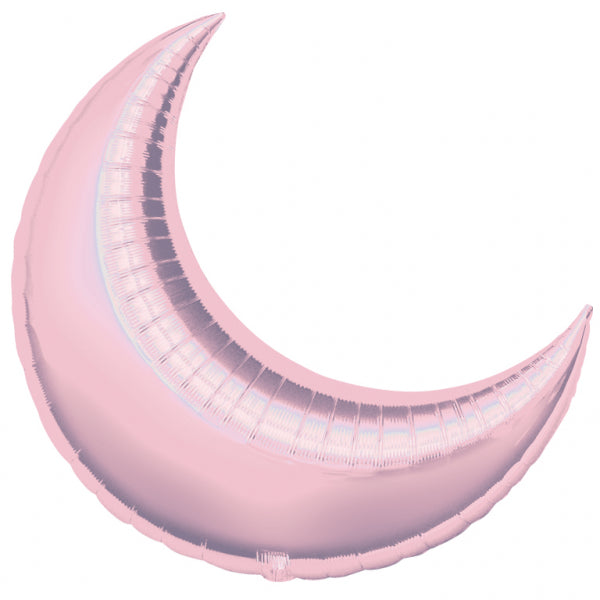 pink crescent moon balloon