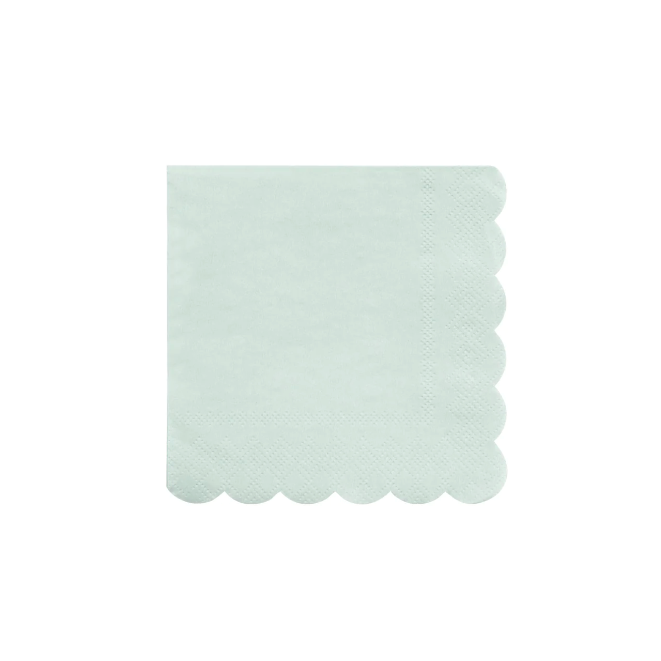 Pale mint small paper napkins