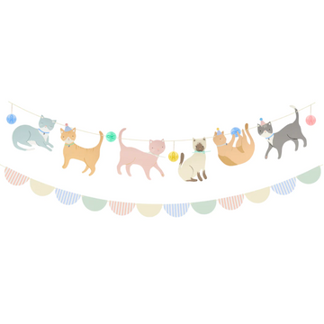 Pastel Cat Garland