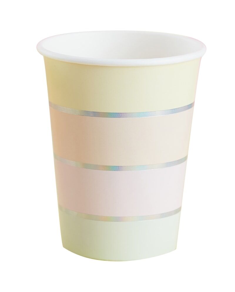 Pastel & Iridescent Rainbow Cups