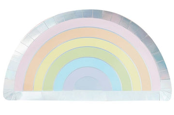 Pastel & Iridescent Rainbow Plates